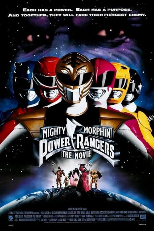 Mighty Morphin Power Rangers: The Movie film posteri