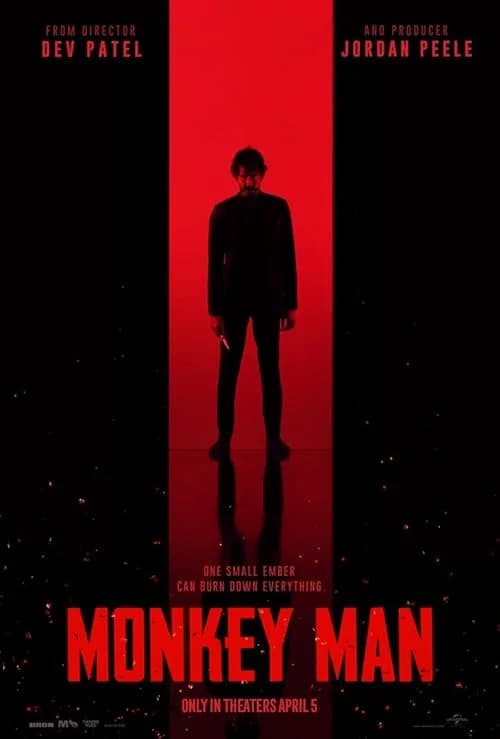 Monkey Man film posteri